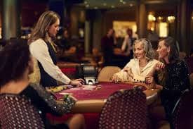 Live casino tables and sports betting dashboard interface