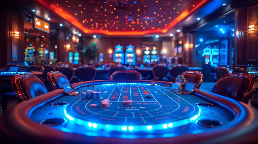 Spadegaming live blackjack table with live dealer and player interface